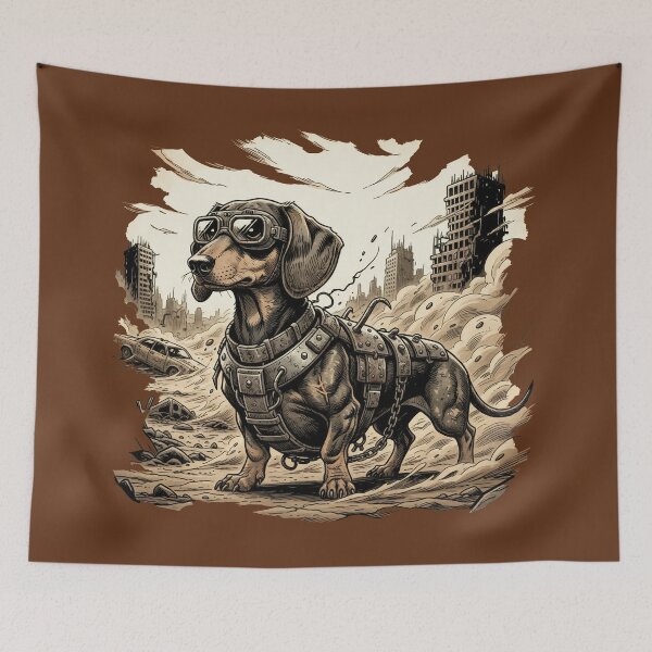 Item preview, Dog Dachshund Mad Max designed and sold by KFAKU.
