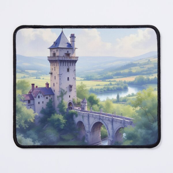 Item preview, Bridge and fortified tower designed and sold by jefboutique6150.