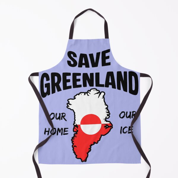 Item preview, Save Greenland Arctic Map and Flag Heritage Design designed and sold by axiksa10.