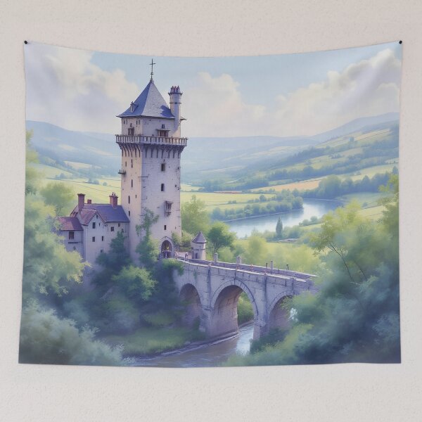 Item preview, Bridge and fortified tower designed and sold by jefboutique6150.