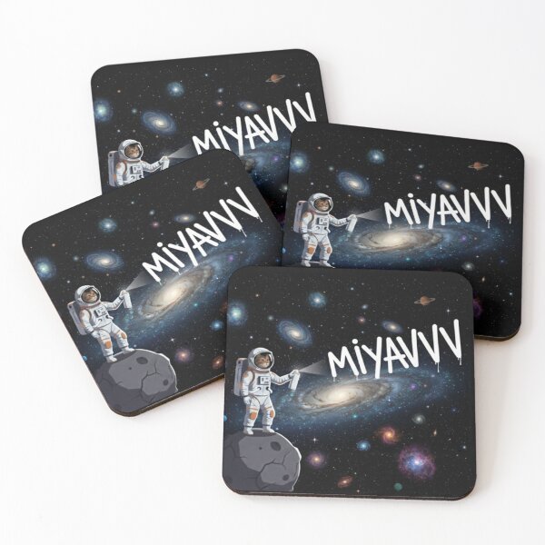 Item preview, Miyavvv in Space – Astronaut Cat Graffiti Design designed and sold by Dogandesighn.