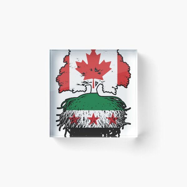 Item preview, Syrian Canadian Roots and Crown Tree designed and sold by FlagX.