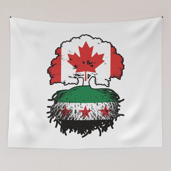 Item preview, Syrian Canadian Roots and Crown Tree designed and sold by FlagX.