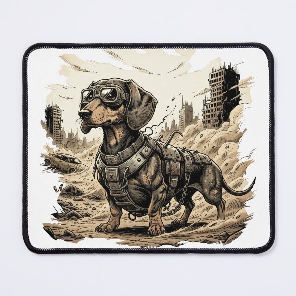 Item preview, Dog Dachshund Mad Max designed and sold by KFAKU.