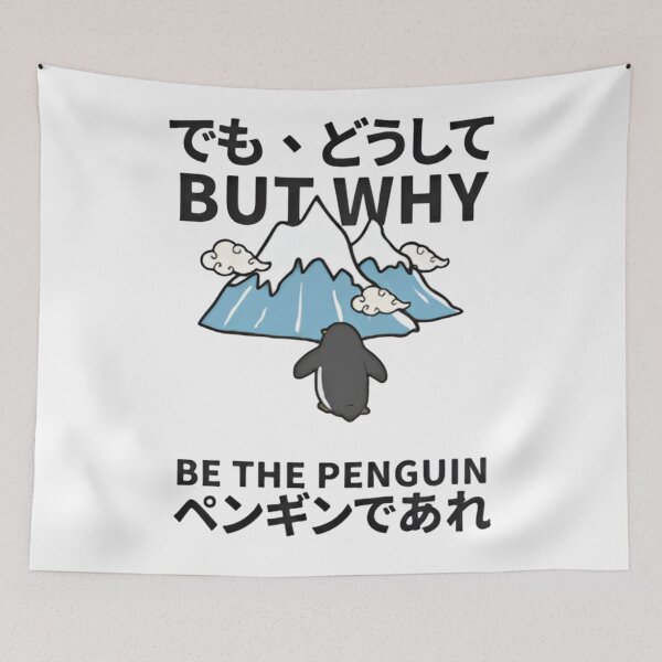 Item preview, But Why Nihilist Penguin Japanese Art  designed and sold by dianadouri.