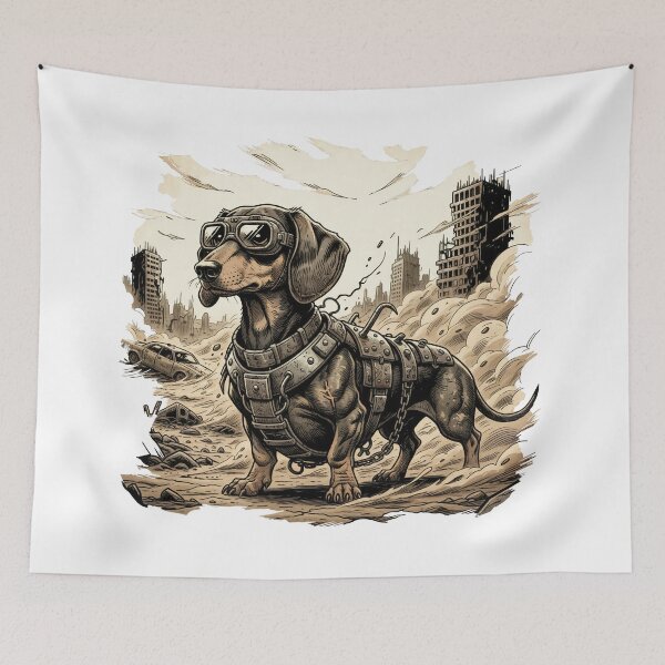 Item preview, Dog Dachshund Mad Max designed and sold by KFAKU.