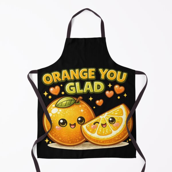 Item preview, Orange You Glad Cute Orange Pun designed and sold by Papier Atelier Art.