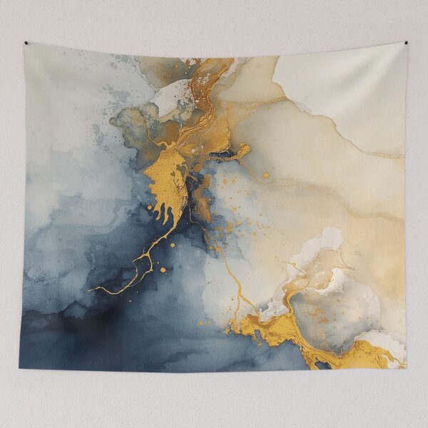 Item preview, Gilded Blue Current designed and sold by Harmonic_Layers.