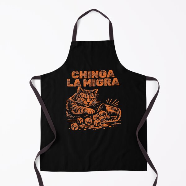 Item preview, Chinga La Migra Cat Funny Anti-ICE No Ice Please designed and sold by wtfbba.
