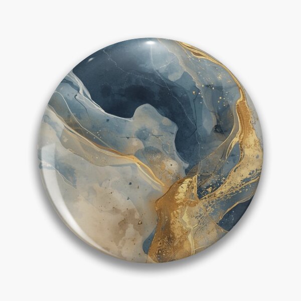 Item preview, Golden Tide in Blue designed and sold by Harmonic_Layers.