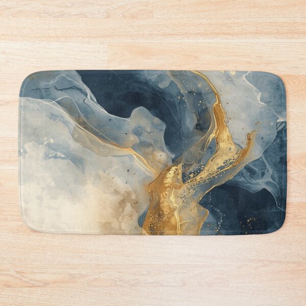Item preview, Golden Tide in Blue designed and sold by Harmonic_Layers.