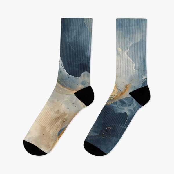 Item preview, Golden Tide in Blue designed and sold by Harmonic_Layers.