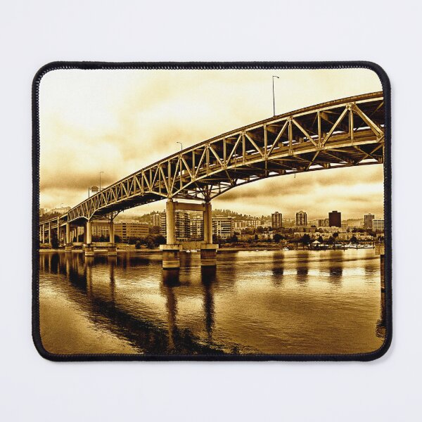 Item preview, Crossing the river: Marquam Bridge Cityscape designed and sold by Intimidation Factory.