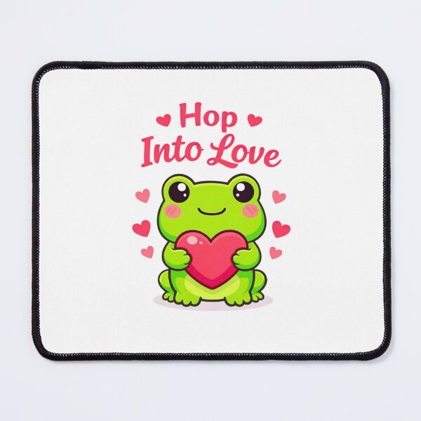 Item preview, Hop Into Love – Cute Frog Valentine 2026 designed and sold by bilal sibgui.
