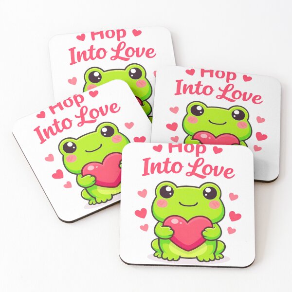 Item preview, Hop Into Love – Cute Frog Valentine 2026 designed and sold by bilal sibgui.