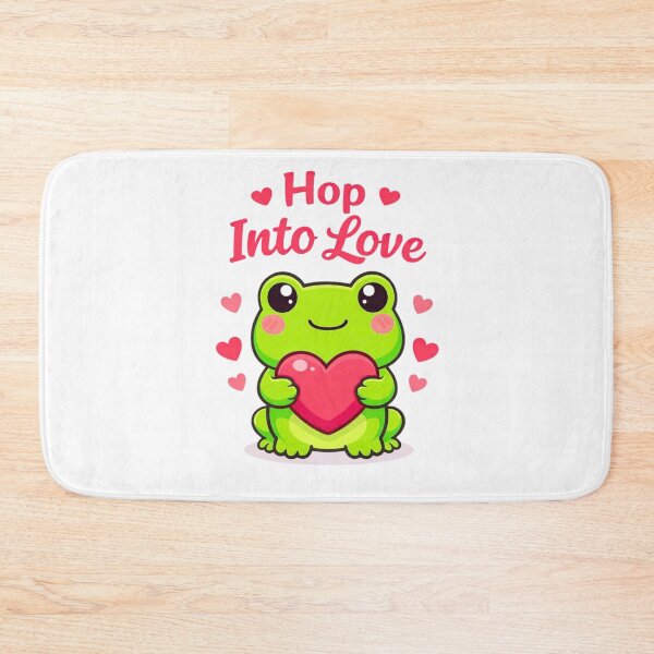 Item preview, Hop Into Love – Cute Frog Valentine 2026 designed and sold by bilal sibgui.