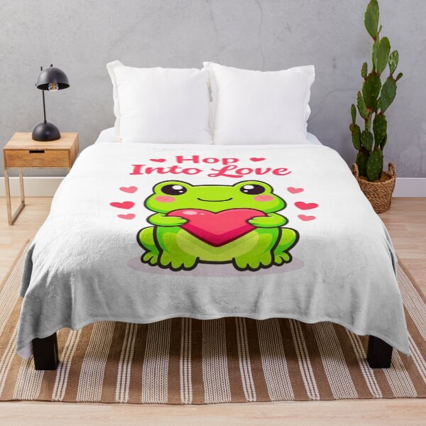Item preview, Hop Into Love – Cute Frog Valentine 2026 designed and sold by bilal sibgui.