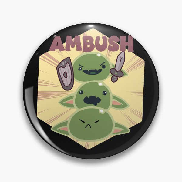 Item preview, Cute Goblin Slime Ambush Squad - Kawaii D&D Fantasy designed and sold by Louise Nilsson.