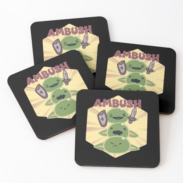 Item preview, Cute Goblin Slime Ambush Squad - Kawaii D&D Fantasy designed and sold by Louise Nilsson.