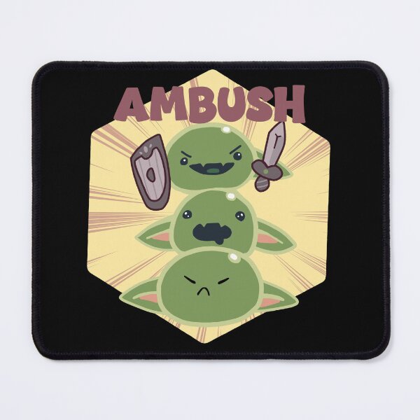 Item preview, Cute Goblin Slime Ambush Squad - Kawaii D&D Fantasy designed and sold by Louise Nilsson.