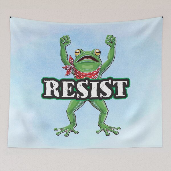 Item preview, Resist Frog designed and sold by MysticOzzy.