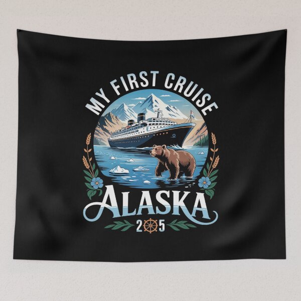 Item preview, My First Cruise Alaska 2025 Family Friend Cruisin Together designed and sold by MarryIsMonth.