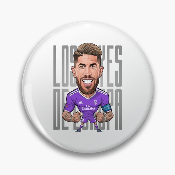 Item preview, Caricature of Sergio Ramos los reyes de europa designed and sold by vectorlove.