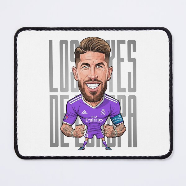 Item preview, Caricature of Sergio Ramos los reyes de europa designed and sold by vectorlove.