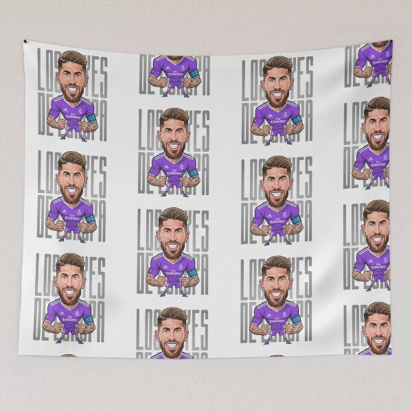 Item preview, Caricature of Sergio Ramos los reyes de europa designed and sold by vectorlove.