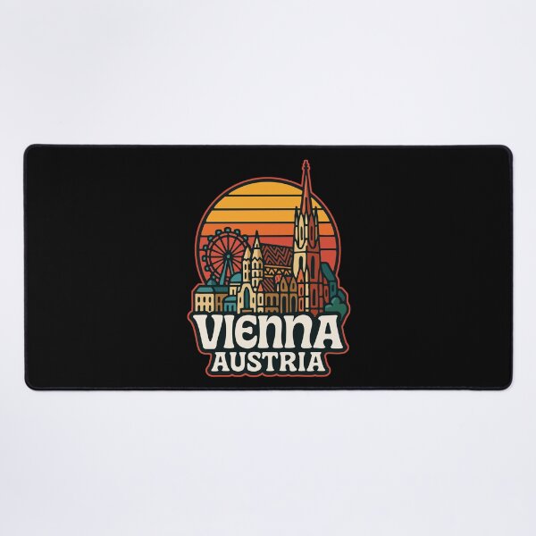 Item preview, Vienna Austria Europe Retro Travel designed and sold by TomFrontierArt.