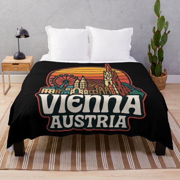 Item preview, Vienna Austria Europe Retro Travel designed and sold by TomFrontierArt.