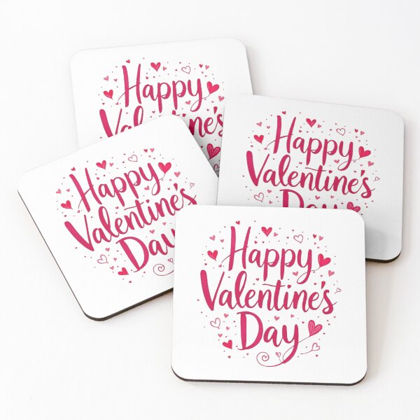 Artikelvorschau, Romantischer Blumenkranz – Schriftzug „Alles Gute zum Valentinstag“ entworfen und verkauft von Sweet Dreams & Fantasia.