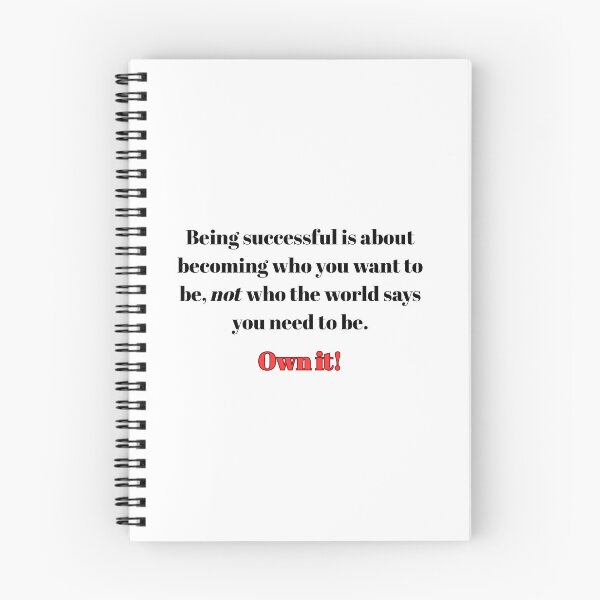 Item preview, "Being Successful Is About Becoming Who You Want To Be" - Authentic Success Quote T-Shirt, Own Your Path designed and sold by BennDeLeon.