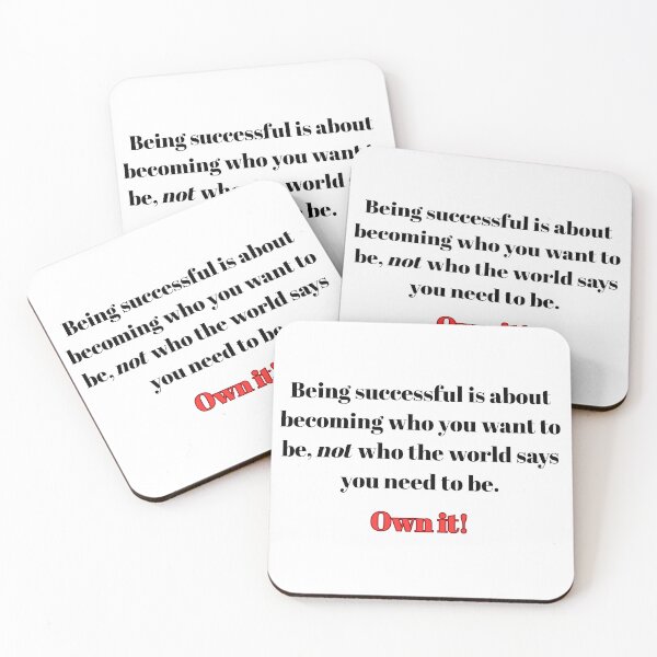 Item preview, "Being Successful Is About Becoming Who You Want To Be" - Authentic Success Quote T-Shirt, Own Your Path designed and sold by BennDeLeon.