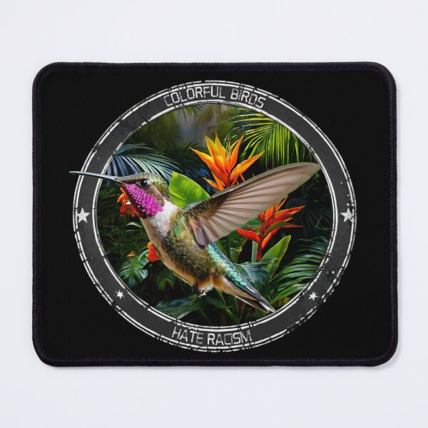 Item preview, Colorful birds hate racism designed and sold by Demogeld.
