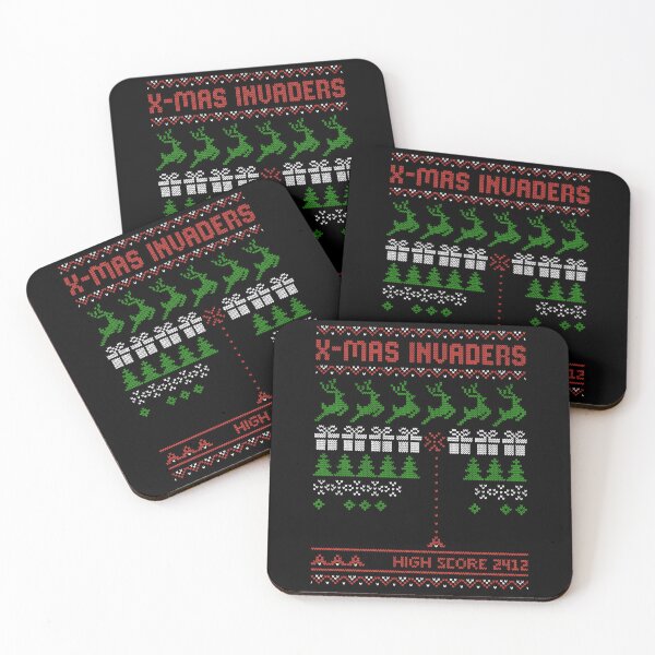 Item preview, X-Mas Invaders | Shooting Game | ugly christmas designed and sold by Halfstone.