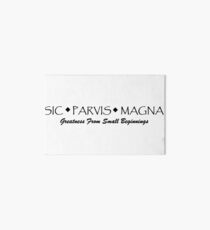 SIC PARVIS MAGNA Art Board
