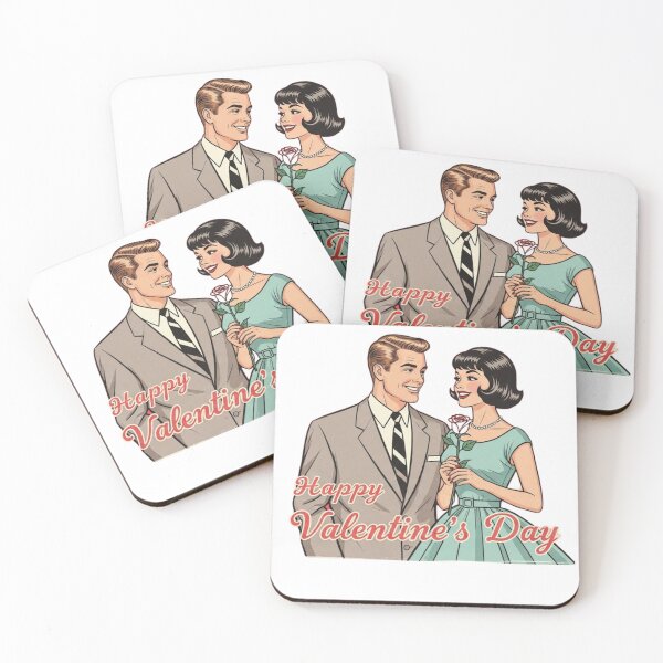 Item preview, Vintage Retro Valentine Couple Classic Romance designed and sold by Innova_Creations.