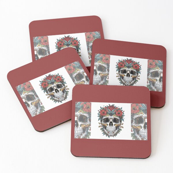 Item preview, Floral caveira sublimation clipart  designed and sold by Lucianof12.