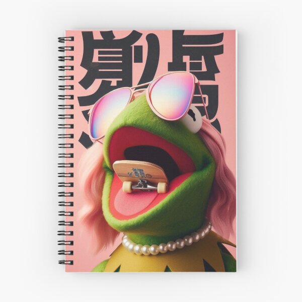 Item preview, SKATE OR CROAK: Frogtastic Static in Pink designed and sold by Print Fiction.