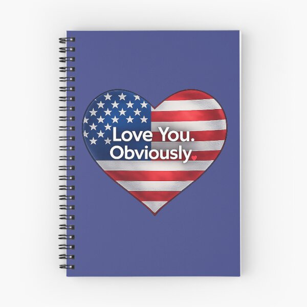 Item preview, Valentines day - Stars& Stripes -Love You. Obviously. designed and sold by PyxieZen.