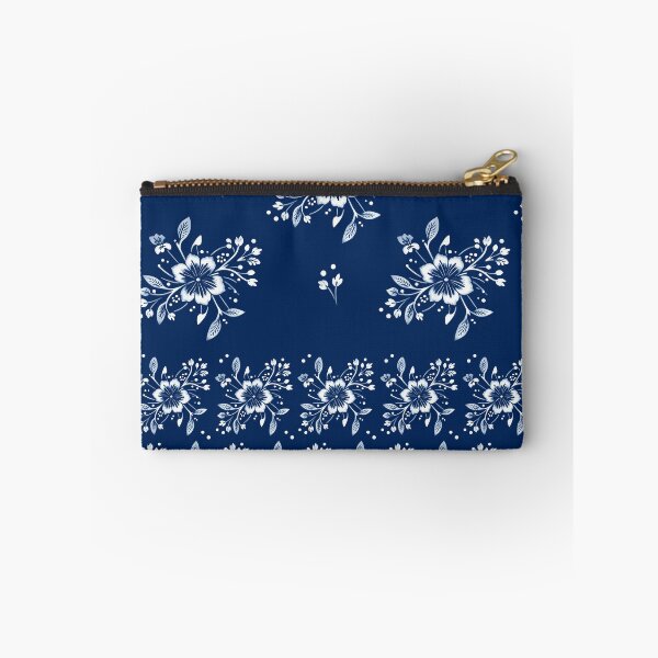 Item preview, Miaozu Batik Blue and White Border Print designed and sold by Sharon Schwalbe.