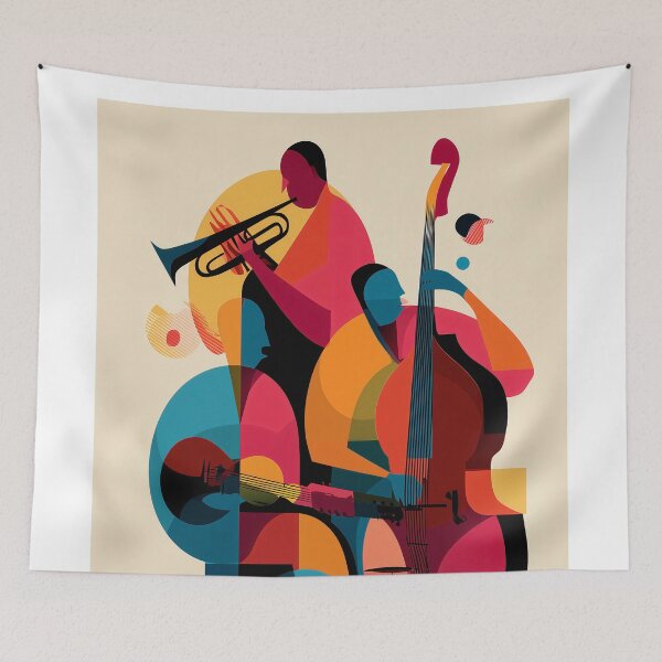 Item preview, Colorful Jazz Band Ensemble designed and sold by lautir.