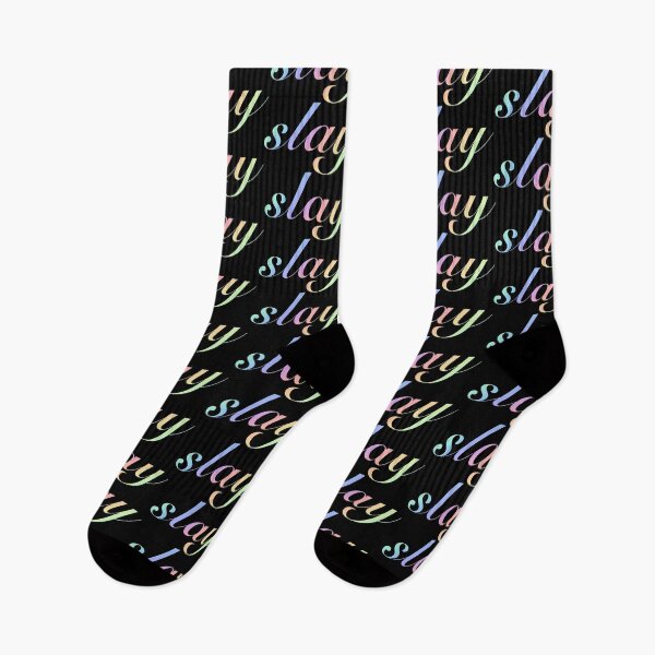 Item preview, Slay in Rainbow Neon designed and sold by Memes N Lore .