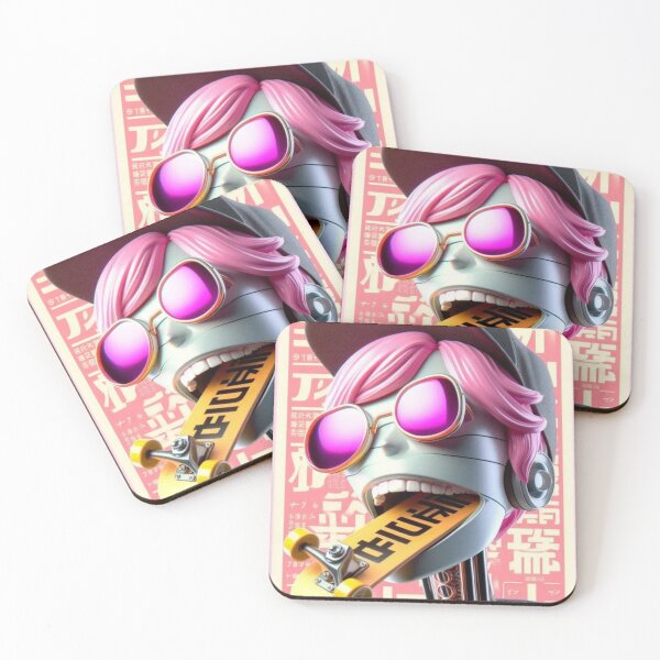 Item preview, PEARL-EATING PIXELBOT: Denim, Data & Skateboard Drama designed and sold by Print Fiction.