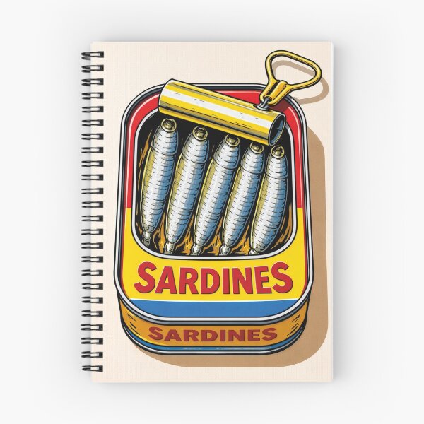 Item preview, Pop Art Sardine Tin designed and sold by FortuneAndFrame.