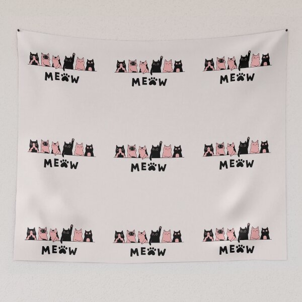 Item preview, Cats Family Say Meowe designed and sold by BullBooy.