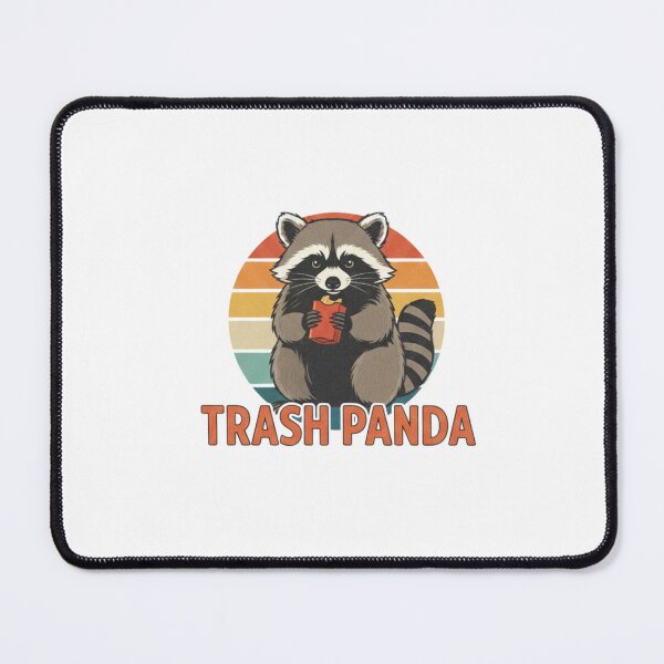 Item preview, Trash Panda Raccoon One Mans Trash Is My Treasure Retro 70s Sticker designed and sold by Pingi-shop.