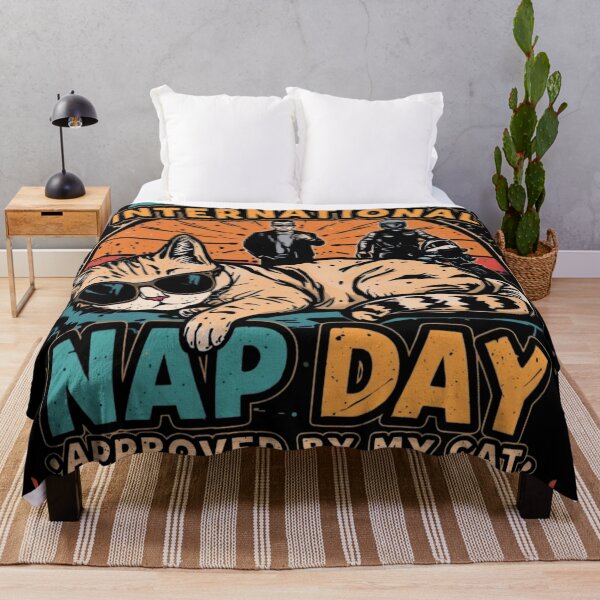 Item preview, INTERNATIONAL NAP DAY — APPROVED BY MY CAT designed and sold by YourTrendyTees.
