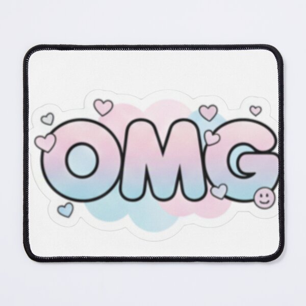 Item preview, Pastel OMG Sticker with Hearts and Smiley Face designed and sold by ZyVoAli.